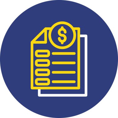 Dolar işareti vektör çizimi