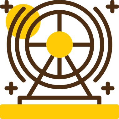 radar simgesi vektör illüstrasyonu