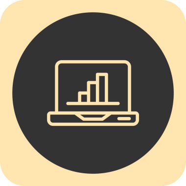 Bir web simgesinin vektör illüstrasyonu