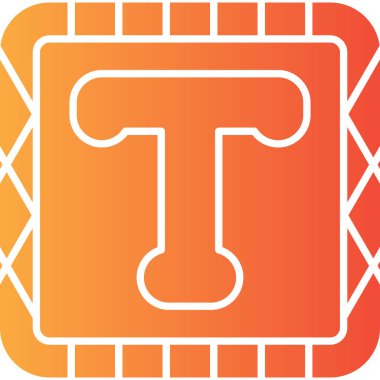 Eşsiz T-Shirt Vektör Kabartma Simgesi