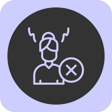 Modern insan simgesinin vektör illüstrasyonu