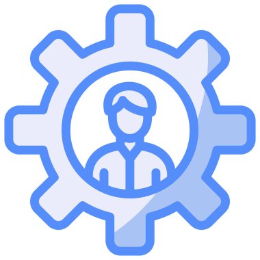 dişli ayarları simge vektör illüstrasyon tasarımı