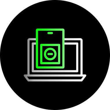 Modern b 'nin vektör illüstrasyonu eksik simgesi