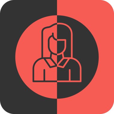 İnsan simgesinin vektör illüstrasyonu