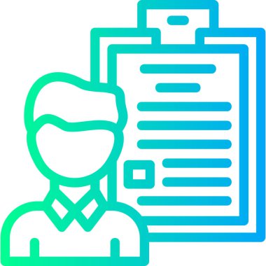 Kimlik kartı. Basit resimleme