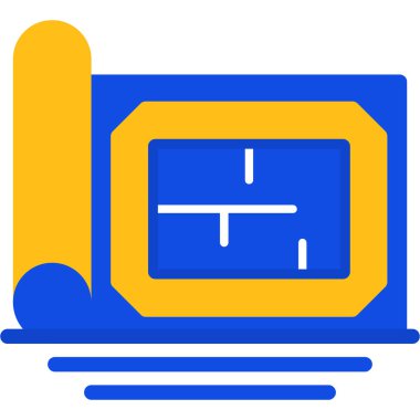 Bilgisayar. Web simgesi basit illüstrasyon