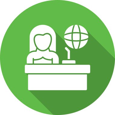 İş ve finans simgesinin vektör illüstrasyonu