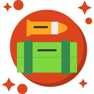 Modern bir simgenin vektör illüstrasyonu