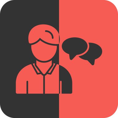 İnsan simgesinin vektör illüstrasyonu