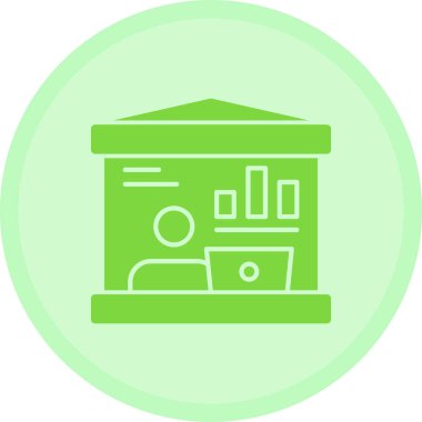 Vektör illüstrasyonu, bina simgesi, ev simgesi