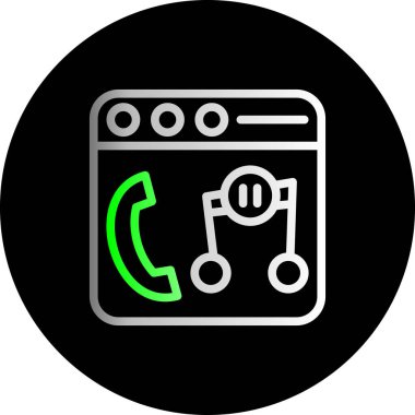 Simge vektör illüstrasyonunu ara