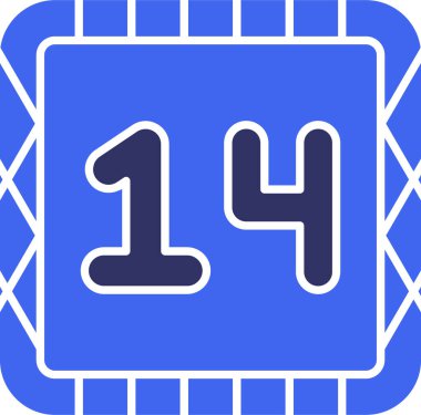 Takvim simgesi, vektör illüstrasyonu basit tasarım