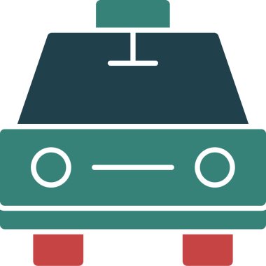 - Araba. Web simgesi basit illüstrasyon