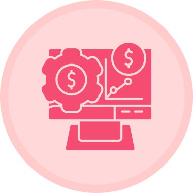 seo modern simgesinin vektör illüstrasyonu