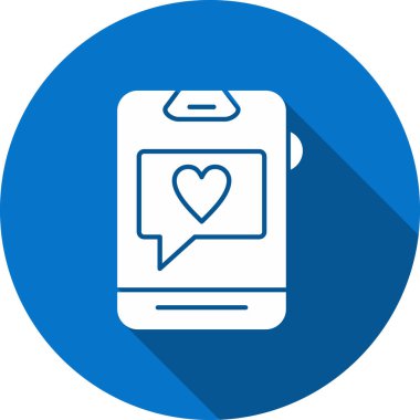 Sohbet mesajı. Basit resimleme