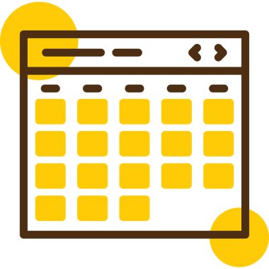 tarih simgesi tasarımı vektör çizimi