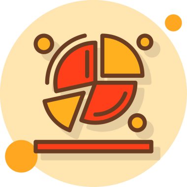 Tek bir simgenin vektör illüstrasyonu