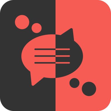 Konuşma baloncukları vektör illüstrasyonu