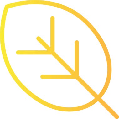 Bir ağaç simgesinin vektör illüstrasyonu