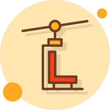 Bir simgenin vektör illüstrasyonu