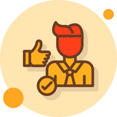 İş adamı. Basit tasarım