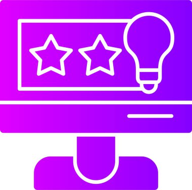 Fikir simgesi vektör illüstrasyonu