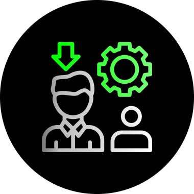 seo modern simgesinin vektör illüstrasyonu