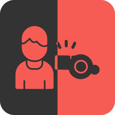 dağıtım simgesi soyut arkaplan grubunda izole edildi