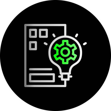 seo modern simgesinin vektör illüstrasyonu