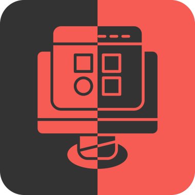 fotoğraf makinesi simgesi, vektör illüstrasyonu