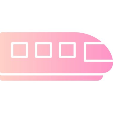 Tren ikonu. Web için basit tren vektör simgeleri çizimi