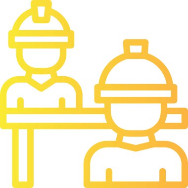 Bir erkek ve kadın ikonunun vektör illüstrasyonu