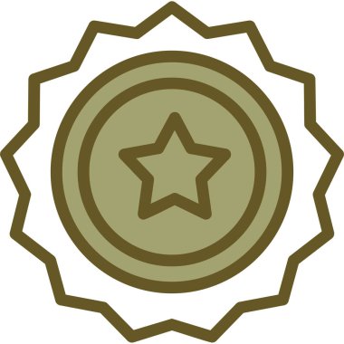 Yıldız simgesi, vektör çizimi. yıldız