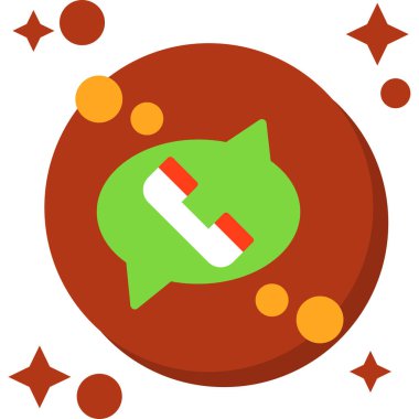 telefon simgesi, düz tasarım