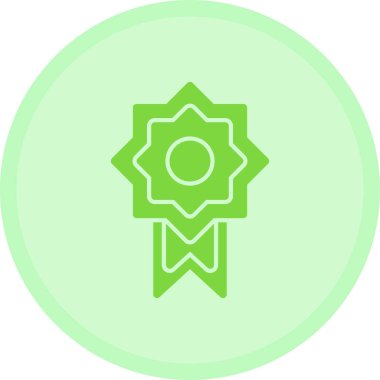 Rozet simge vektör çizim