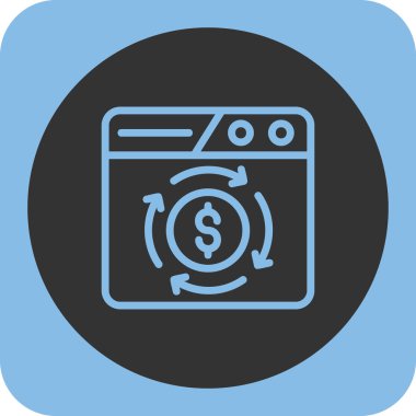 Dolar simgesi soyut bir grupta izole edildi