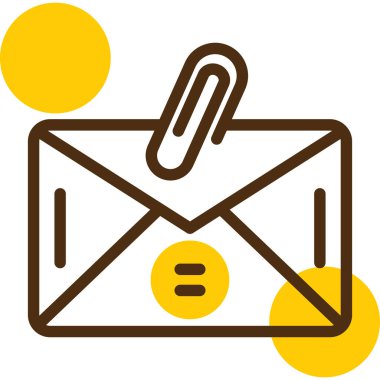 E-posta. Web simgesi basit illüstrasyon