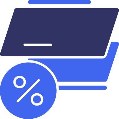 Taslak biçiminde indirimli etiket simgesi