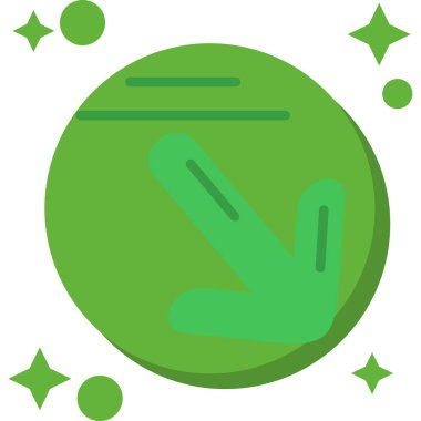 Bir yiyecek karikatür ikonunun vektör çizimi