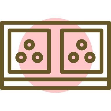 Para için. Web simgesi basit illüstrasyon