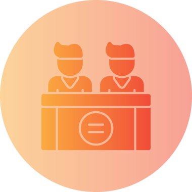 Bir insan simgesinin vektör illüstrasyonu