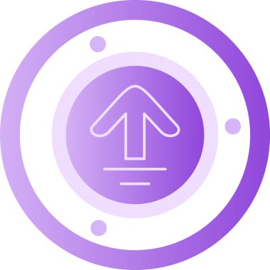 Yön yönü ok simgesi doldurulmuş - özet biçimi