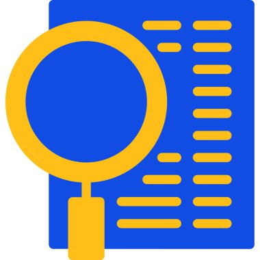 İş yönetimi kategorisinde analiz iş analiz simgesi