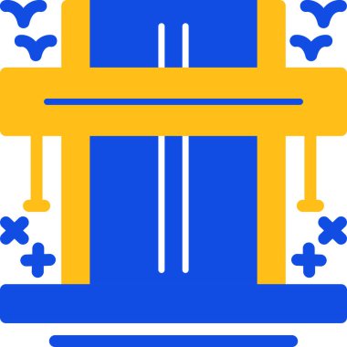 İsveç bayrağı, vektör illüstrasyonu