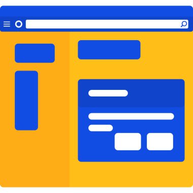 tarayıcı web tasarım simgesi