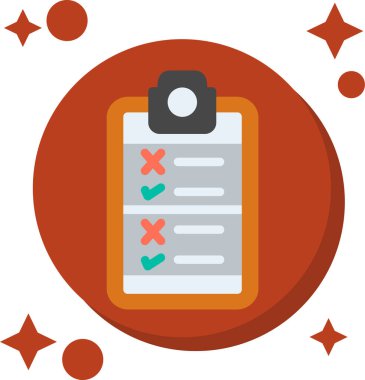 Kontrol Listesi. Web simgesi