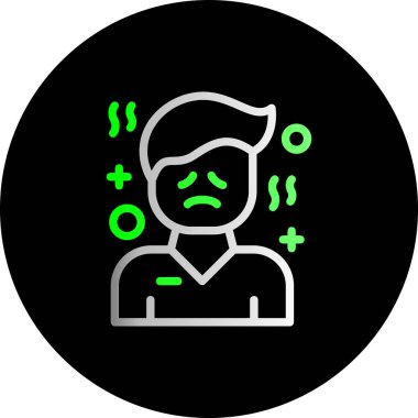 Haçı olan bir kadının vektör çizimi