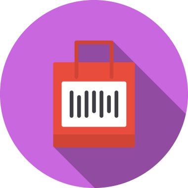 çanta düz vektör simgesi