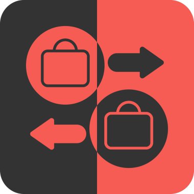 torba simgesi, vektör illüstrasyonu