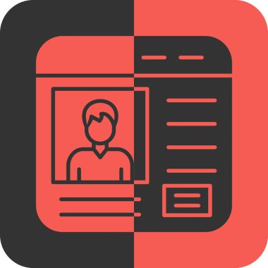 kart simge vektör çizim